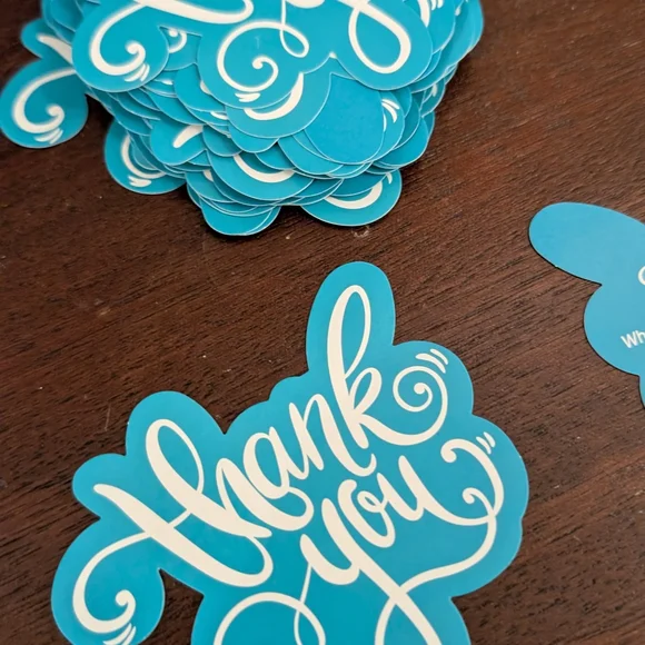 New 50 Count Blue Thank You Cards - Picture 3 of 5